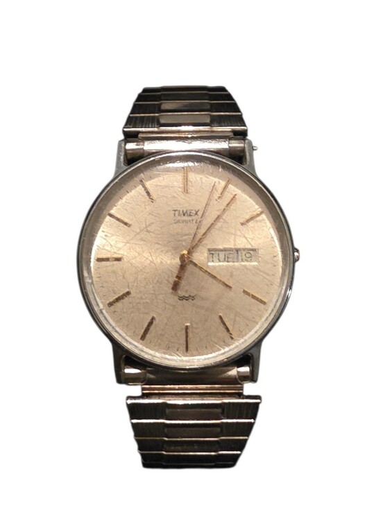 Timex Accessories - Timex Silver-Tone Watch - Vintage